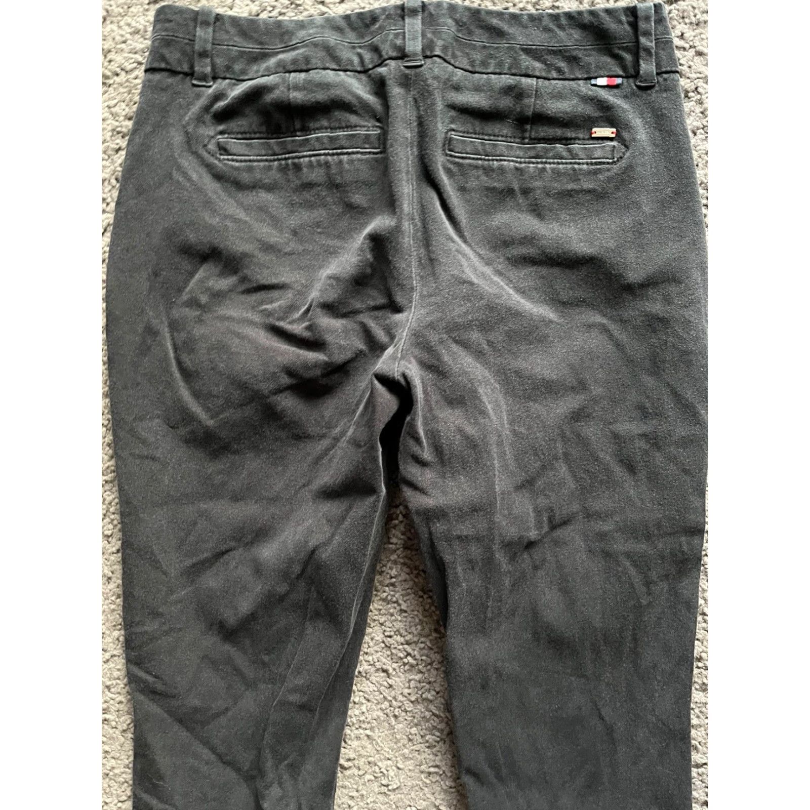 Tommy Hilfiger Tommy Hilfiger Womens Skinny Pants Size 2 Black Stretch Twill Comfort Casual Workwear Size 26" / US 2 / IT 38 - 2 Thumbnail