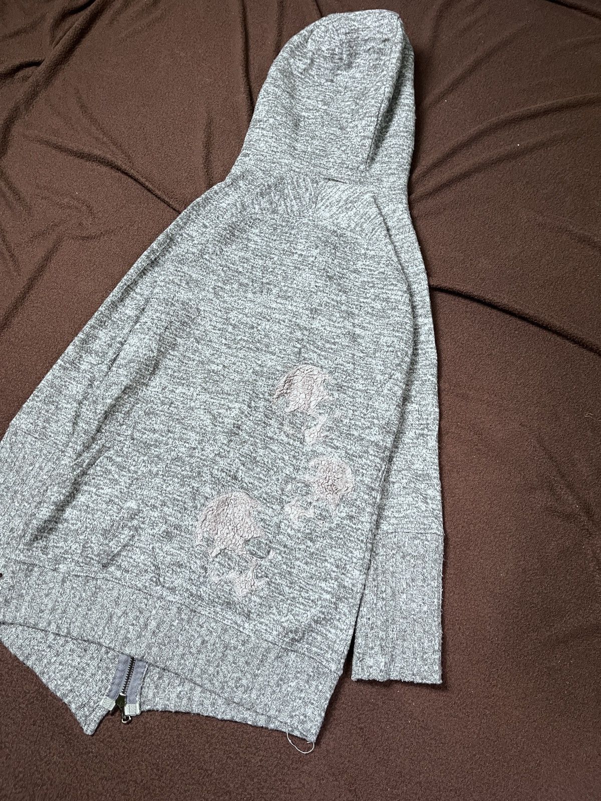 Japanese Brand Zipper Heaven And Earth Skulls knit Size US M / EU 48-50 / 2 - 4 Thumbnail