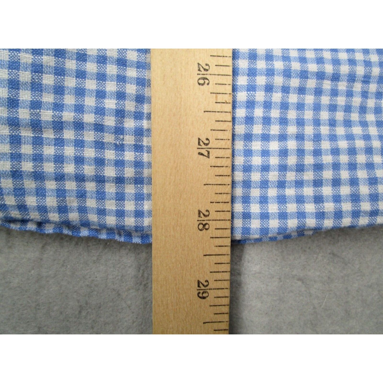 Vintage VINTAGE Georg Roth Los Angeles Men's Shirt Long Sleeve Button-Up Casual Summer Cotton Linen Blue 90s Size US L / EU 52-54 / 3 - 6 Thumbnail