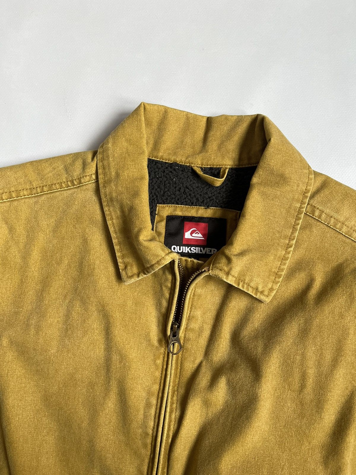 Quiksilver Quiksilver Men Mustard Sherpa Zip Jacket Size US M / EU 48-50 / 2 - 3 Thumbnail