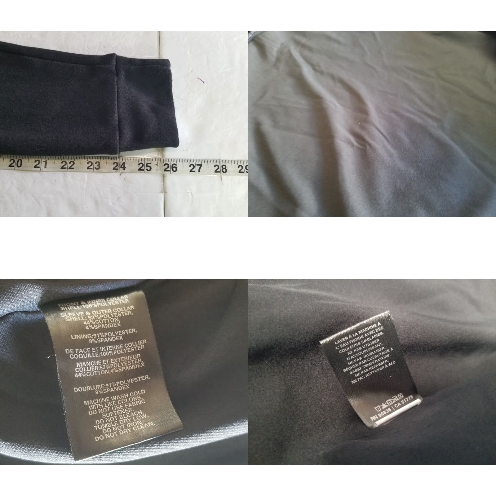 Vintage OGIO Womens Jacket Full Zip Sherpa Black Medium Sports Outdoor Women Size M / US 6-8 / IT 42-44 - 8 Thumbnail