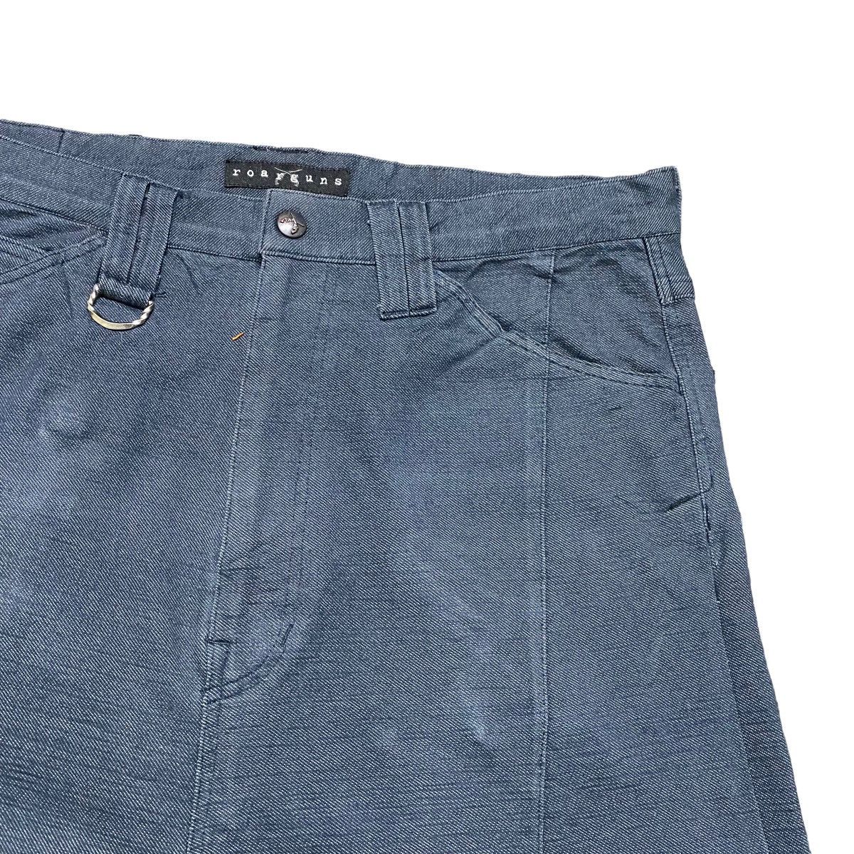roarguns Sample🔥 Roarguns Denim Drop Crotch Pants Stretch Size US 33 - 6 Thumbnail