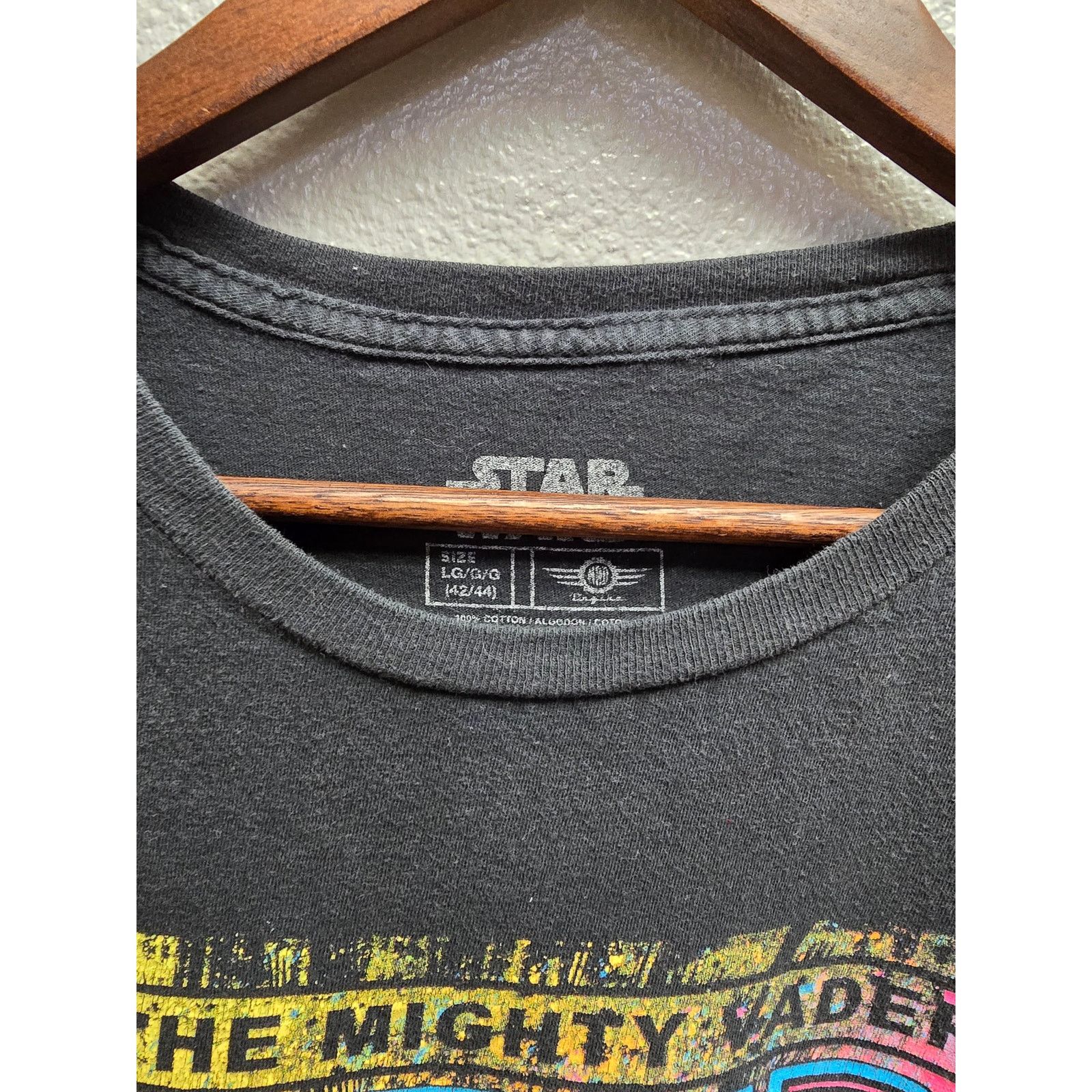 Star Wars Star Wars Shirt The Mighty Vader Large Black Graphic Tee Size US L / EU 52-54 / 3 - 4 Thumbnail