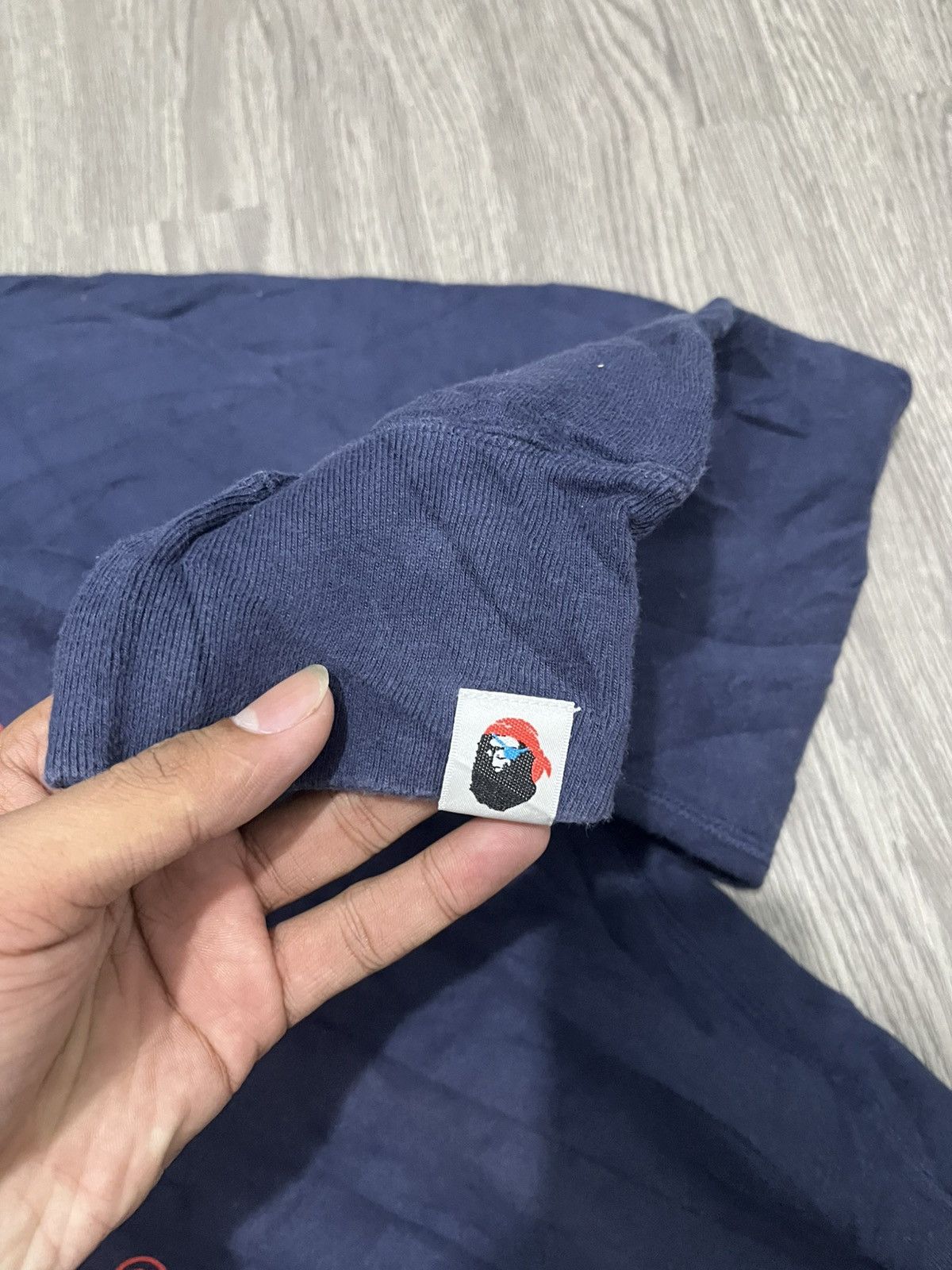 Bape A Bathing Ape logo College Crewneck Size US M / EU 48-50 / 2 - 6 Thumbnail