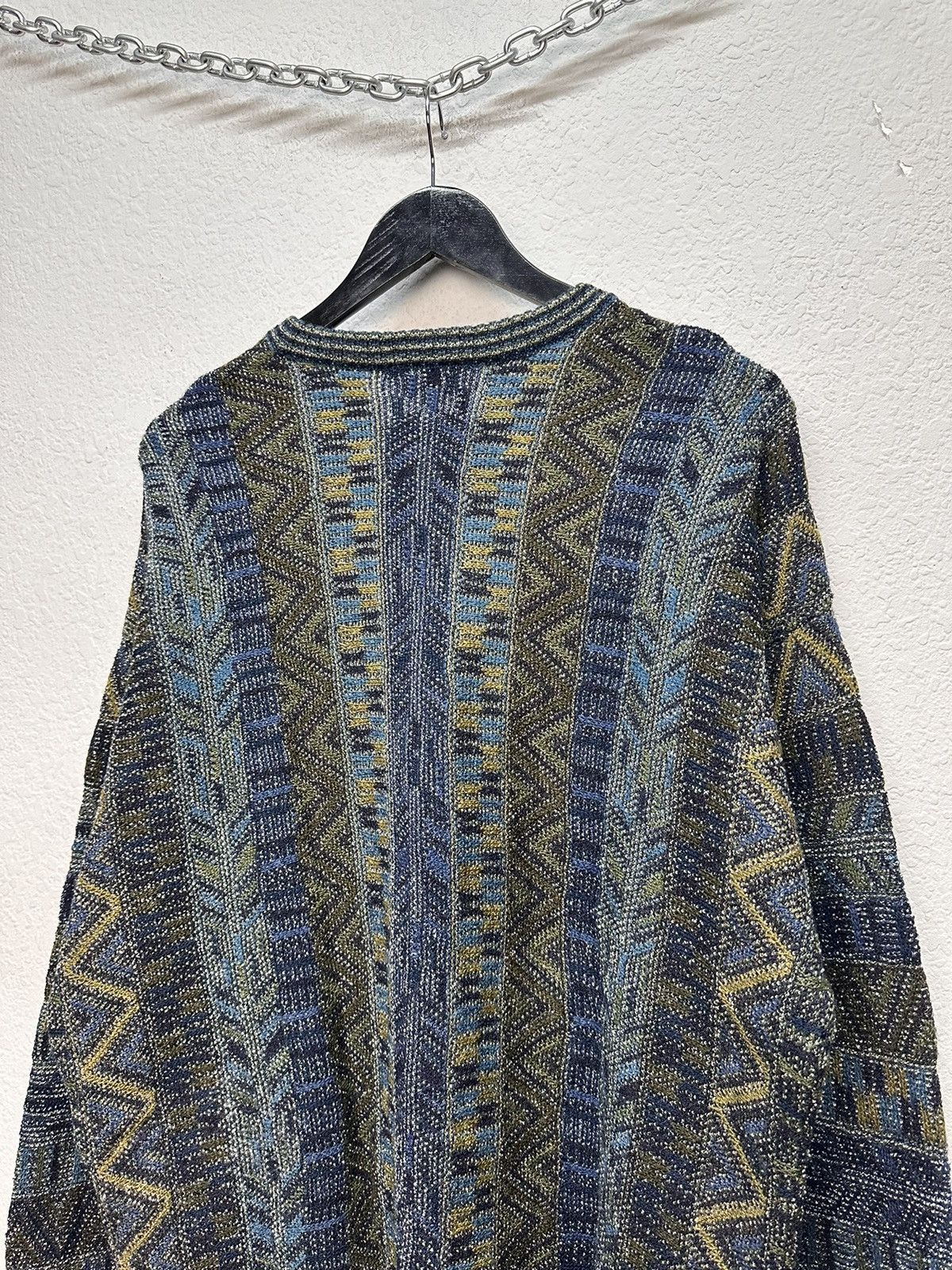 Coogi Vintage Multicolour Carlo Colucci Knit Sweater Coogi Canada Size US L / EU 52-54 / 3 - 12 Thumbnail