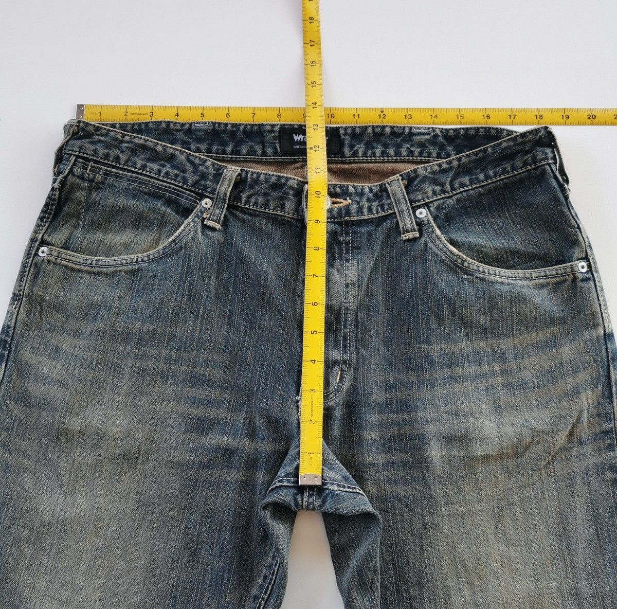 Vintage Vintage Wrangler Bootcut Denim Jeans Size US 36 / EU 52 - 10 Thumbnail