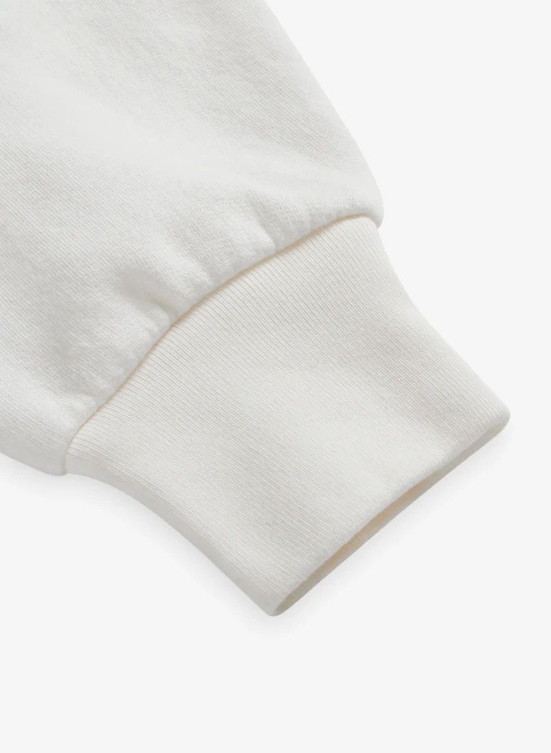 JJJJound NEW M J90 Ivory Crewneck Off White Sweatshirt Cotton Fleece Size US M / EU 48-50 / 2 - 3 Thumbnail