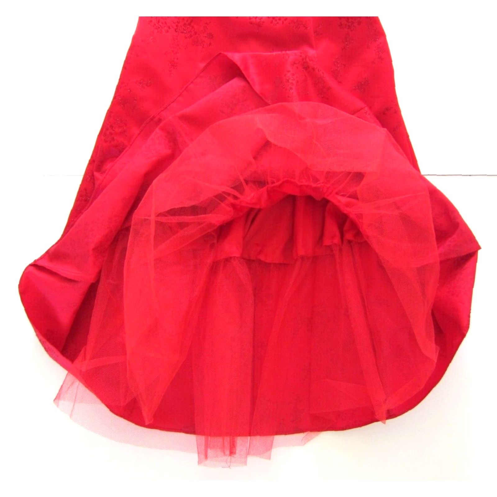 Vintage Vtg Zum Zum Niki Livas Red Satin Floral Halter Dress 9-10 Woman Vintage Niki Livas Red Satin Floral Halter Dress 9-10 Womens Size M / US 6-8 / IT 42-44 - 7 Thumbnail