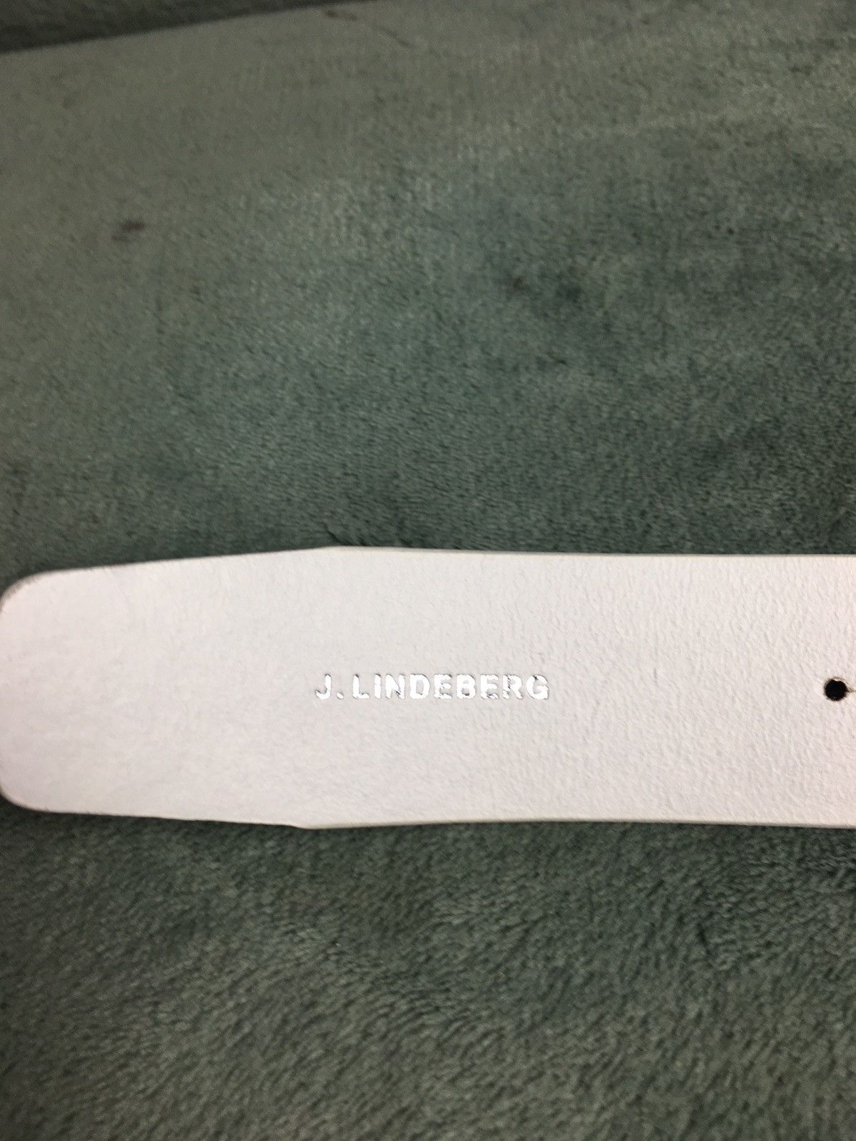 J.Lindeberg J. Lindeberg Leather White Logo Buckle Belt Size 40" 110 cm Size 40 - 10 Thumbnail