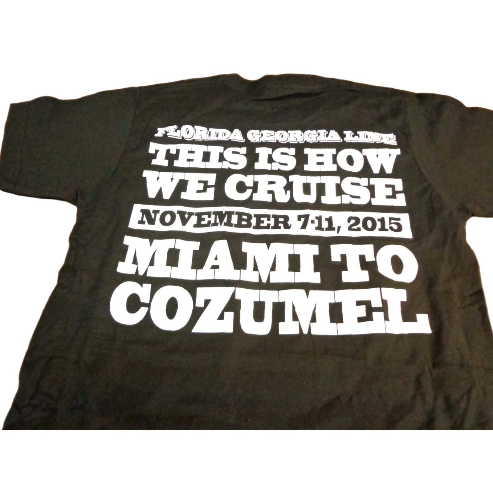 Tultex Florida Georgia Line THIS IS HOW WE CRUISE 2015 Anything Goes T Shirt S Black Graphic Tee Music Tultex Unisex Adults Short Sleeve Shirt Size US S / EU 44-46 / 1 - 1 Thumbnail