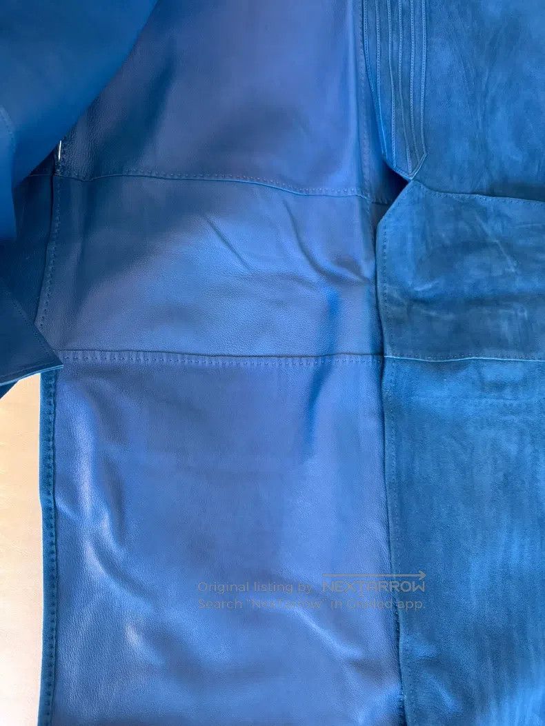 Hermes Hermes Blue Deer and Sheepskin Vest, Outer 100% Deer Skin, Size XS / US 0-2 / IT 36-38 - 7 Thumbnail