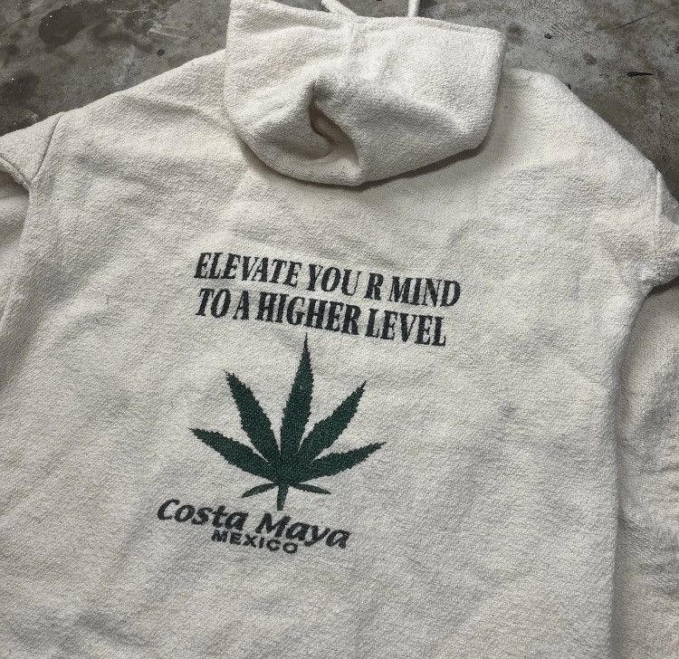 Vintage Drug Rug Mexican Baja Weed Hoodie Elevate Your Mind Size US L / EU 52-54 / 3 - 4 Thumbnail