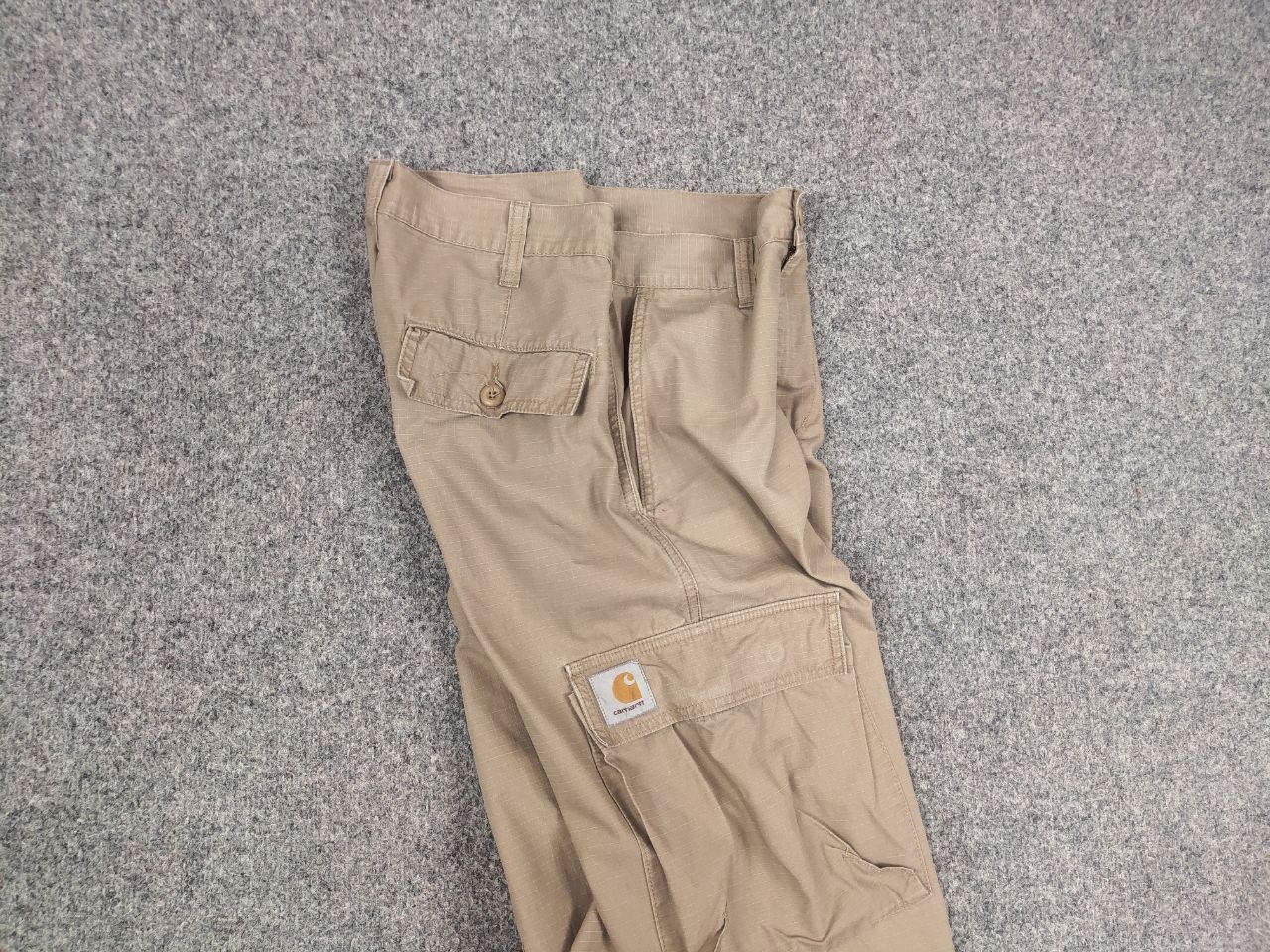 Carhartt Vintage Carhartt Wip Regular Lear Beige Cargo Pants Size US 30 / EU 46 - 12 Thumbnail