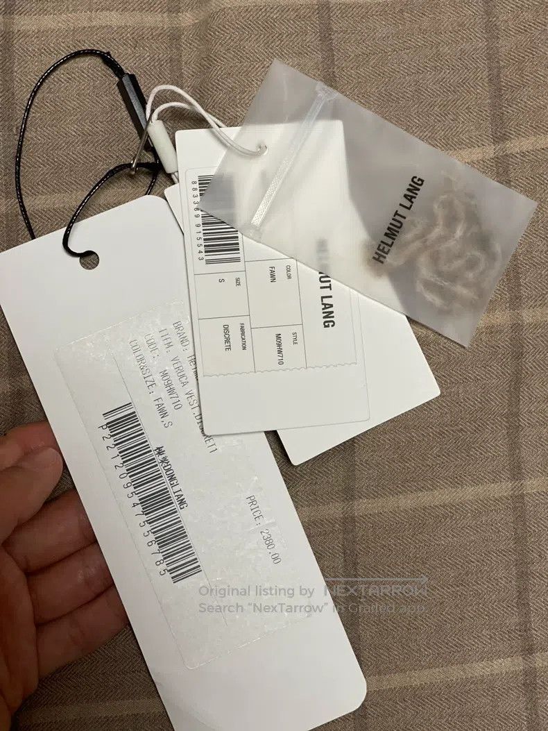 Helmut Lang Merino Wool Crewneck Vest