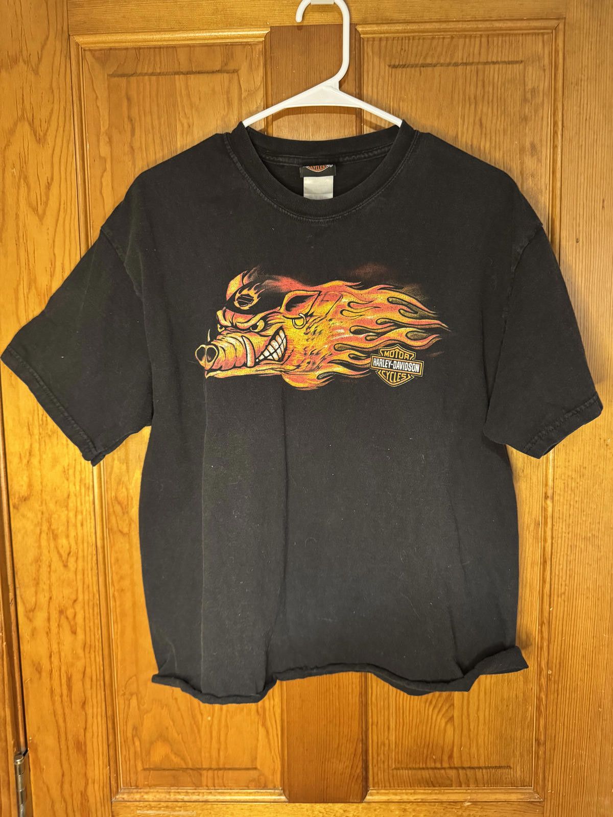 Harley Davidson Vintage 1998 Harley-Davidson Hacienda Scott's Valley T-Shirt Size ONE SIZE - 1 Thumbnail