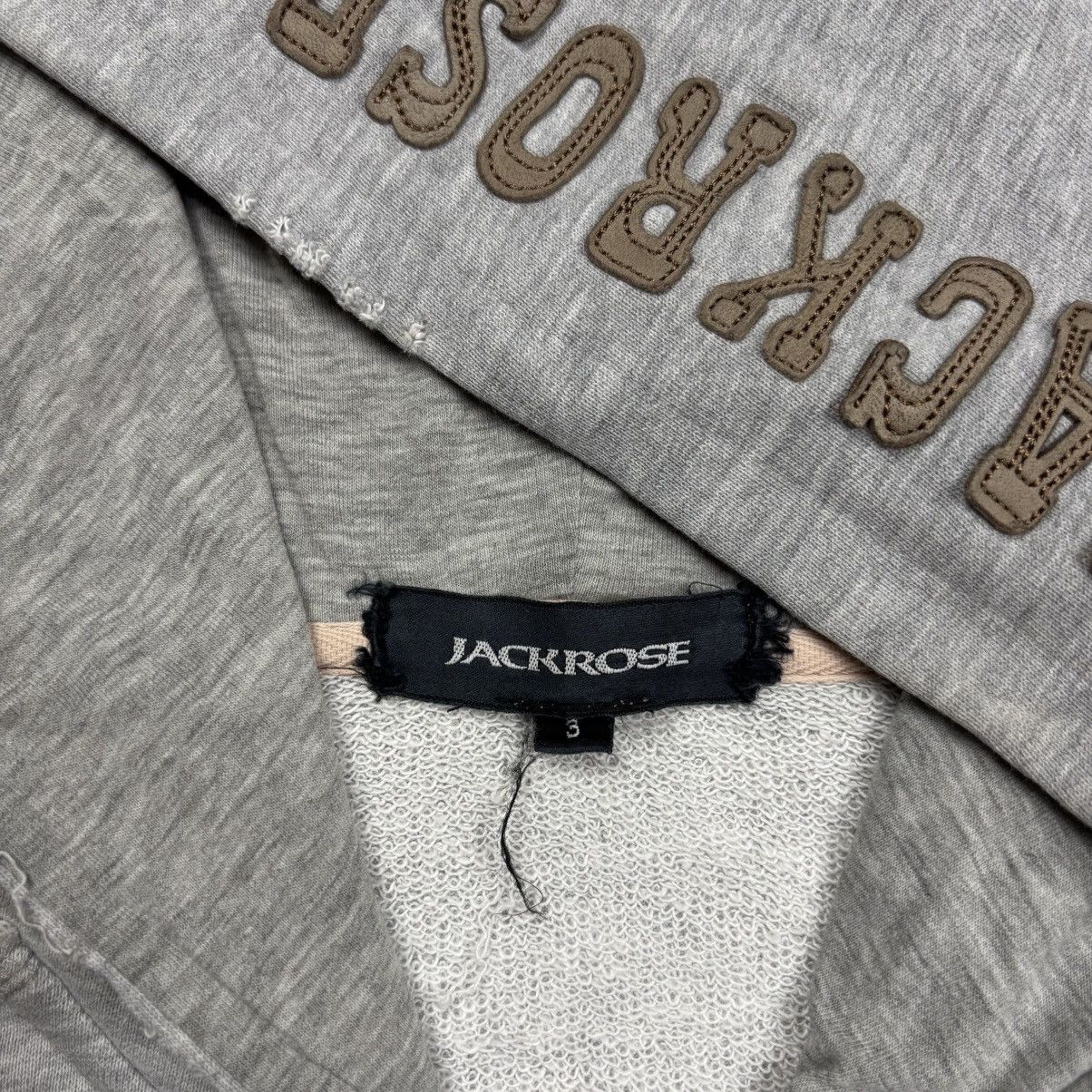 JACKROSE 2000s Jackrose - Abrecombie Style Distressed Zip Hoodie Size US M / EU 48-50 / 2 - 10 Thumbnail