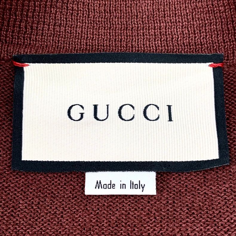 Gucci Gucci Red vertical striped linen V-neck knitted cardigan ja Size US S / EU 44-46 / 1 - 6 Thumbnail