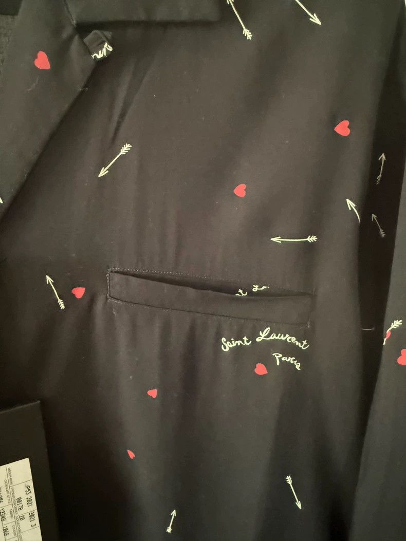 Saint Laurent Paris Saint Laurent Paris size 38 Love print shirt 2505-Nextarro Size US M / EU 48-50 / 2 - 3 Thumbnail