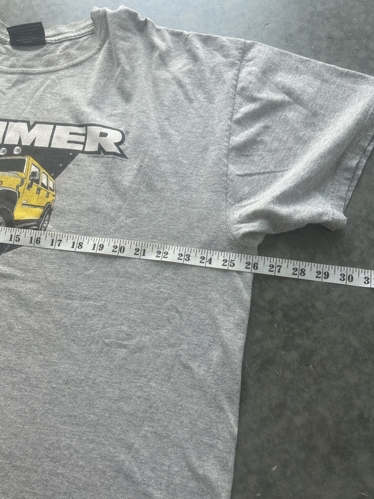 Vintage Vintage Y2K Hummer Graphic Tee Size US XXL / EU 58 / 5 - 8 Thumbnail