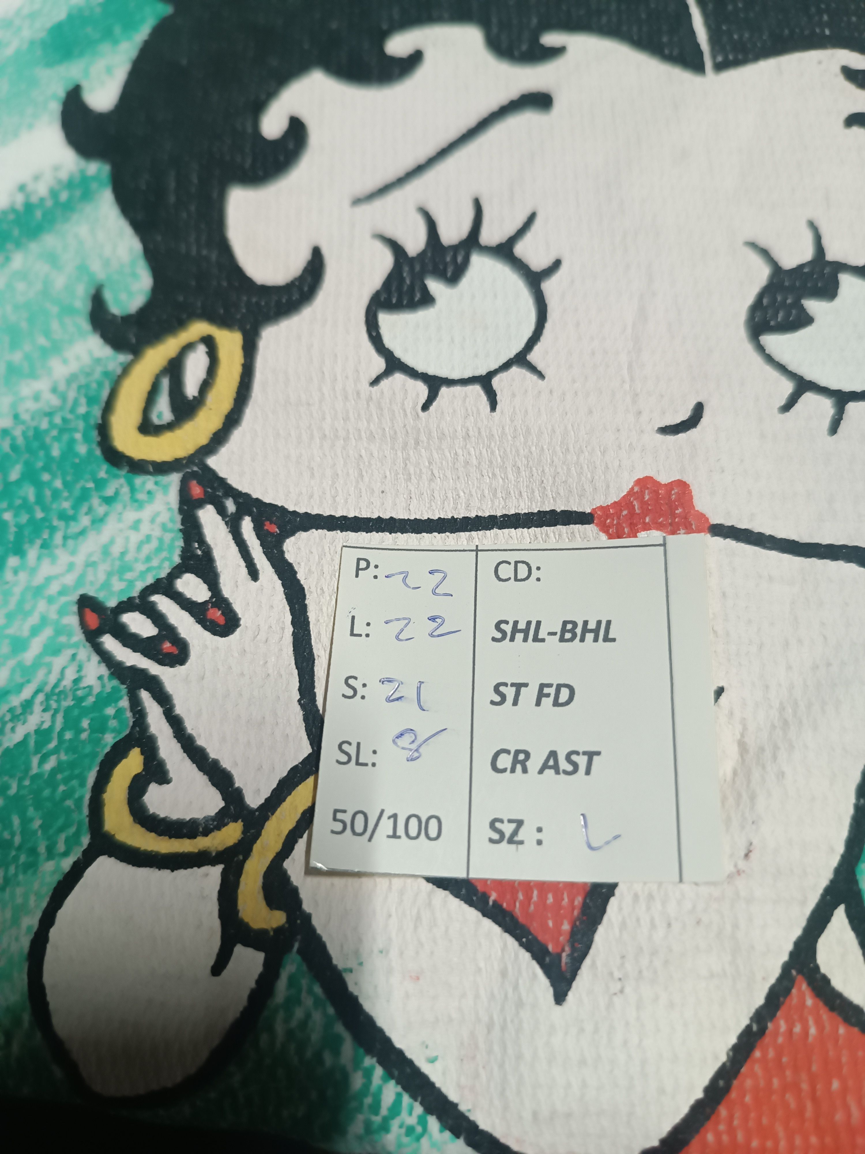 Vintage VINTAGE 90'S BETTY BOOP CROP TOP STYLE VERY RARE TEE Size US L / EU 52-54 / 3 - 21 Thumbnail