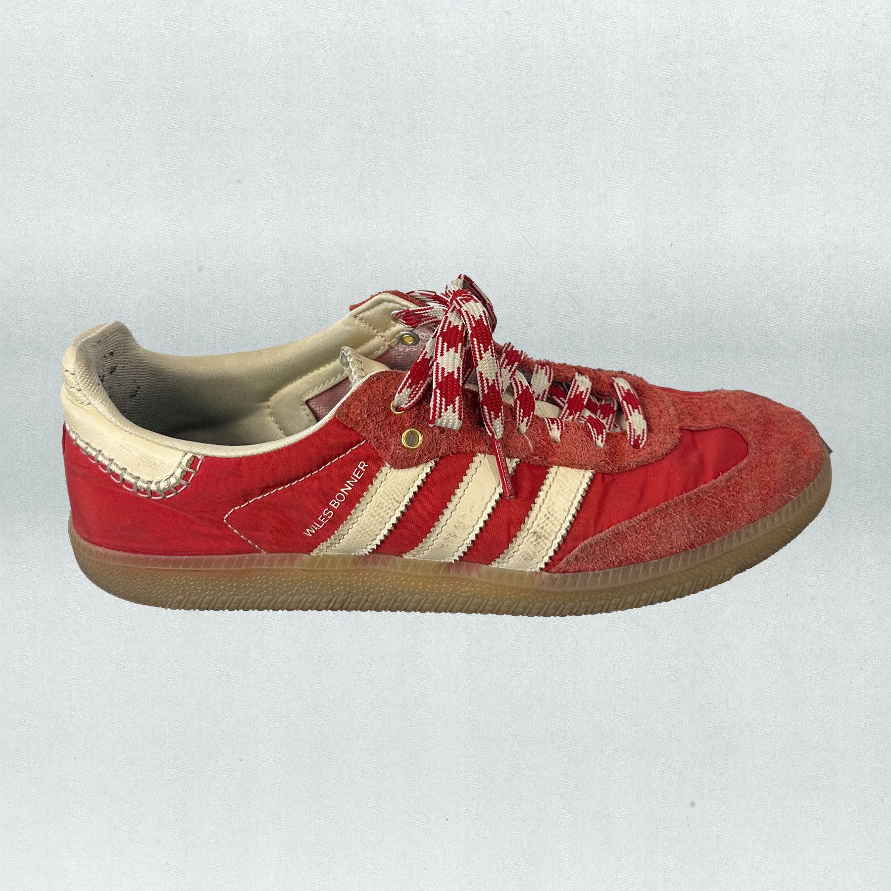 Adidas ADIDAS SAMBAS X WALES BONNER RED WHITE SNEAKER | Grailed