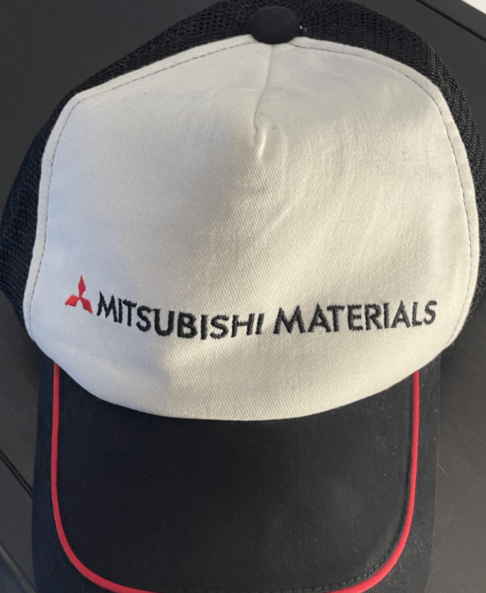 Other 1990's Mitsubishi Materials Trucker Hat Employees Only Size ONE SIZE - 2 Thumbnail
