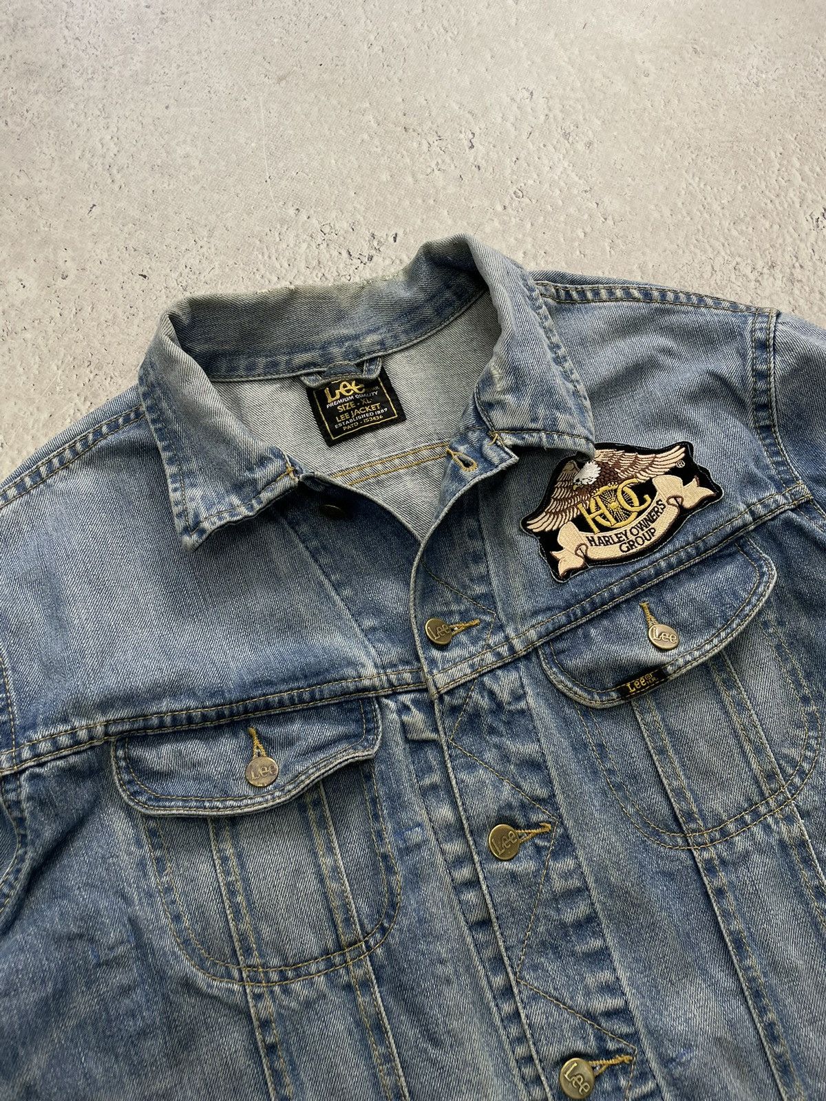 Lee Vintage Lee x harley davidson storm Rider denim jacket y2k Size US XL / EU 56 / 4 - 3 Thumbnail
