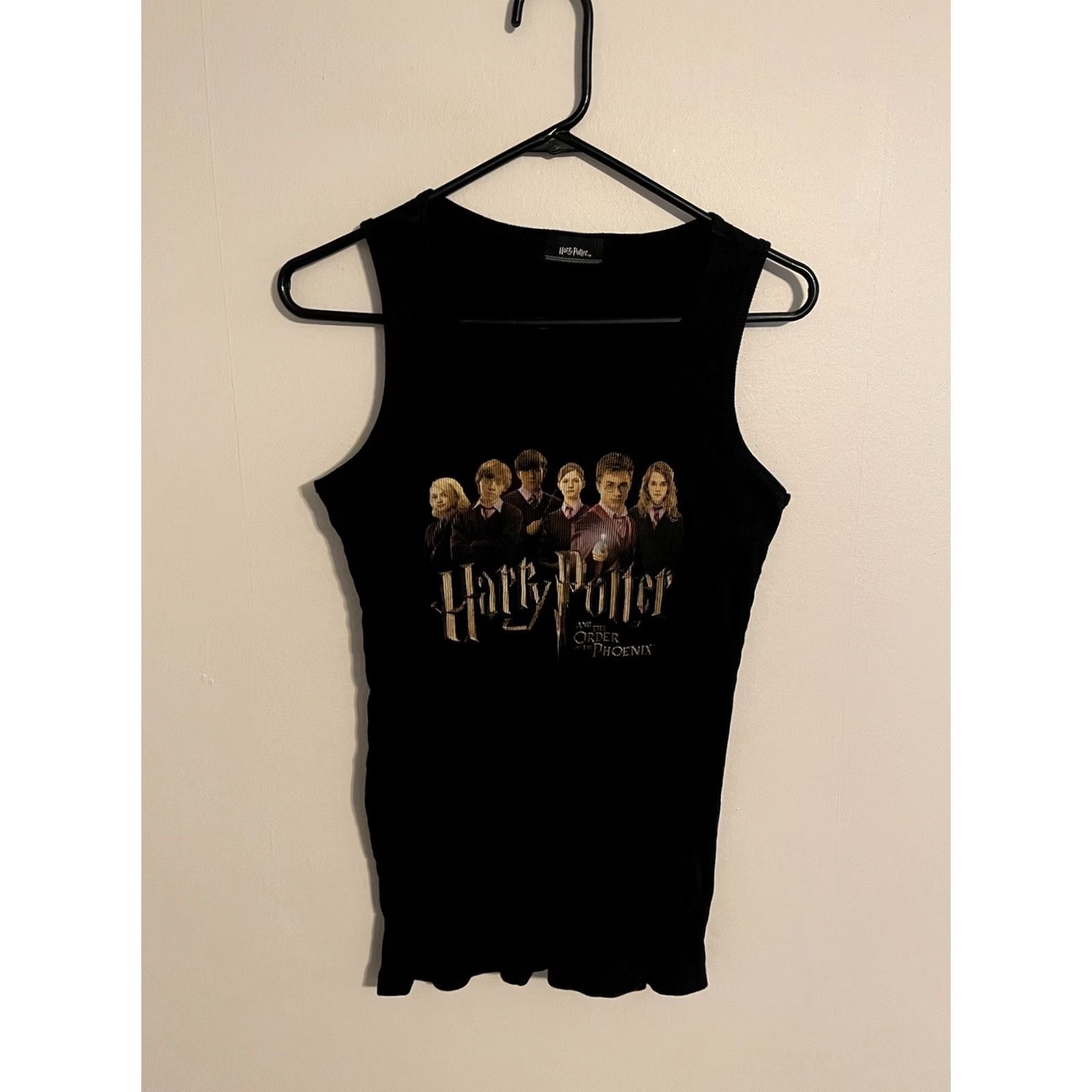 Vintage Harry Potter And The Order Of The Phoenix Tank Top Shirt Women's Small Black Ribbed Size S / US 4 / IT 40 - 2 Thumbnail