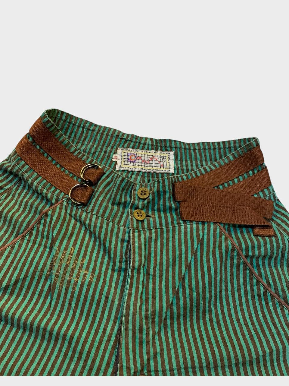 Marithe + Francois Girbaud Vintage Stripe Pant Marithe Francois Girbaud Size 25" / US 0 / IT 36 - 3 Thumbnail