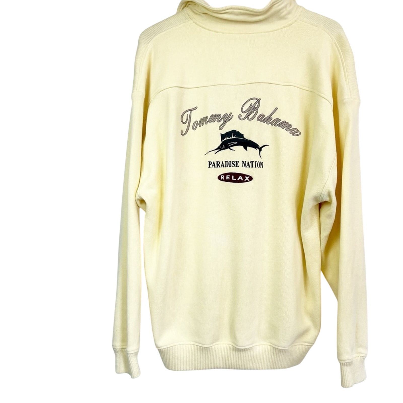 Tommy Bahama Tommy Bahama Yellow Logo Pullover Sweater Men’s Size XL Size US XL / EU 56 / 4 - 1 Thumbnail
