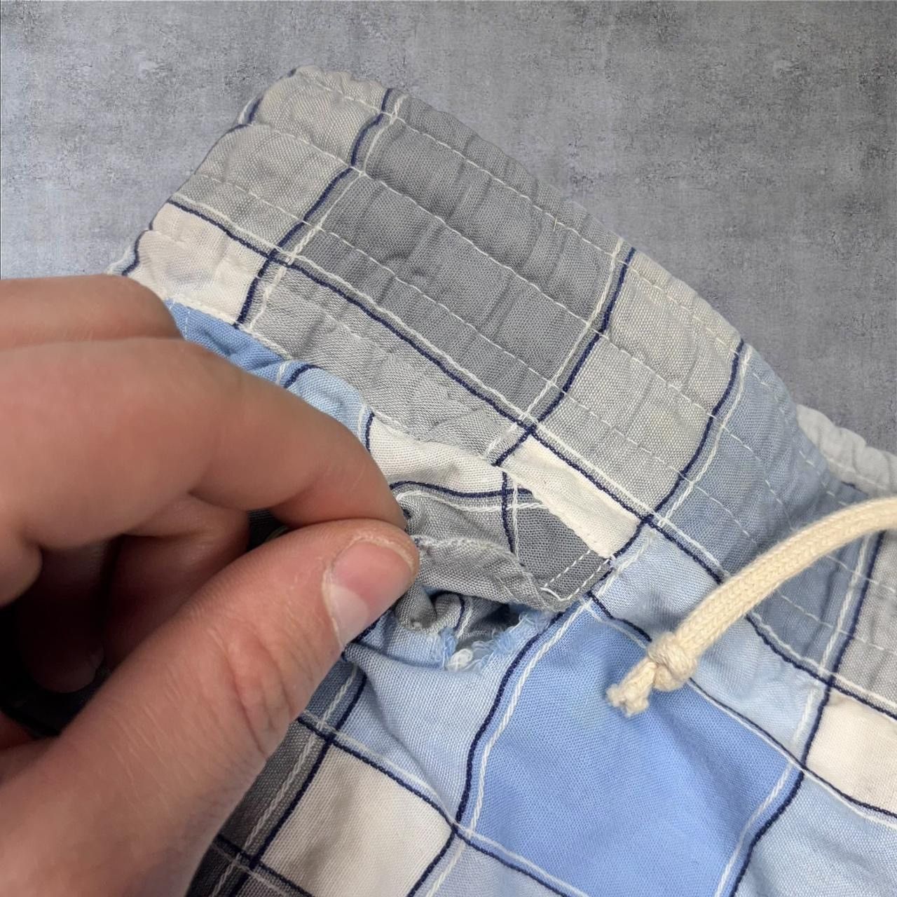 Vintage 1960s Vintage Plaid Swim Trunks Size US 32 / EU 48 - 6 Thumbnail