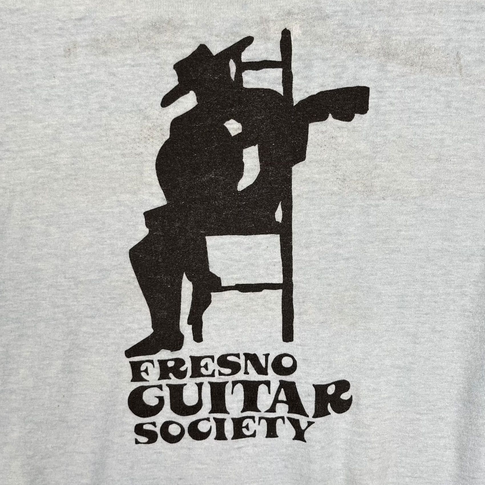 Vintage VINTAGE Fresno Guitar Society T-Shirt Mens XL Blue Screen Stars Best Shirt Men XL Blue Guitar Society Graphic Print 90s Theme Best Size US XL / EU 56 / 4 - 2 Thumbnail