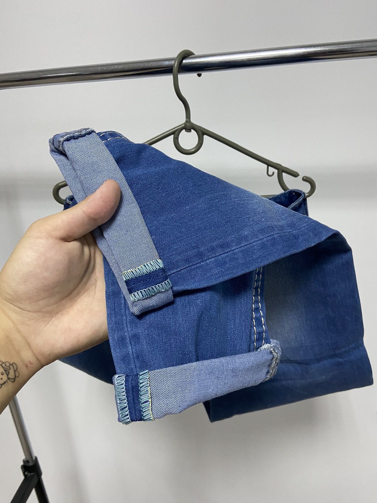 True Religion × Vintage True Religion jeans Pants Selvedge Vintage Y2K Logo Pocket Size US 31 - 11 Thumbnail