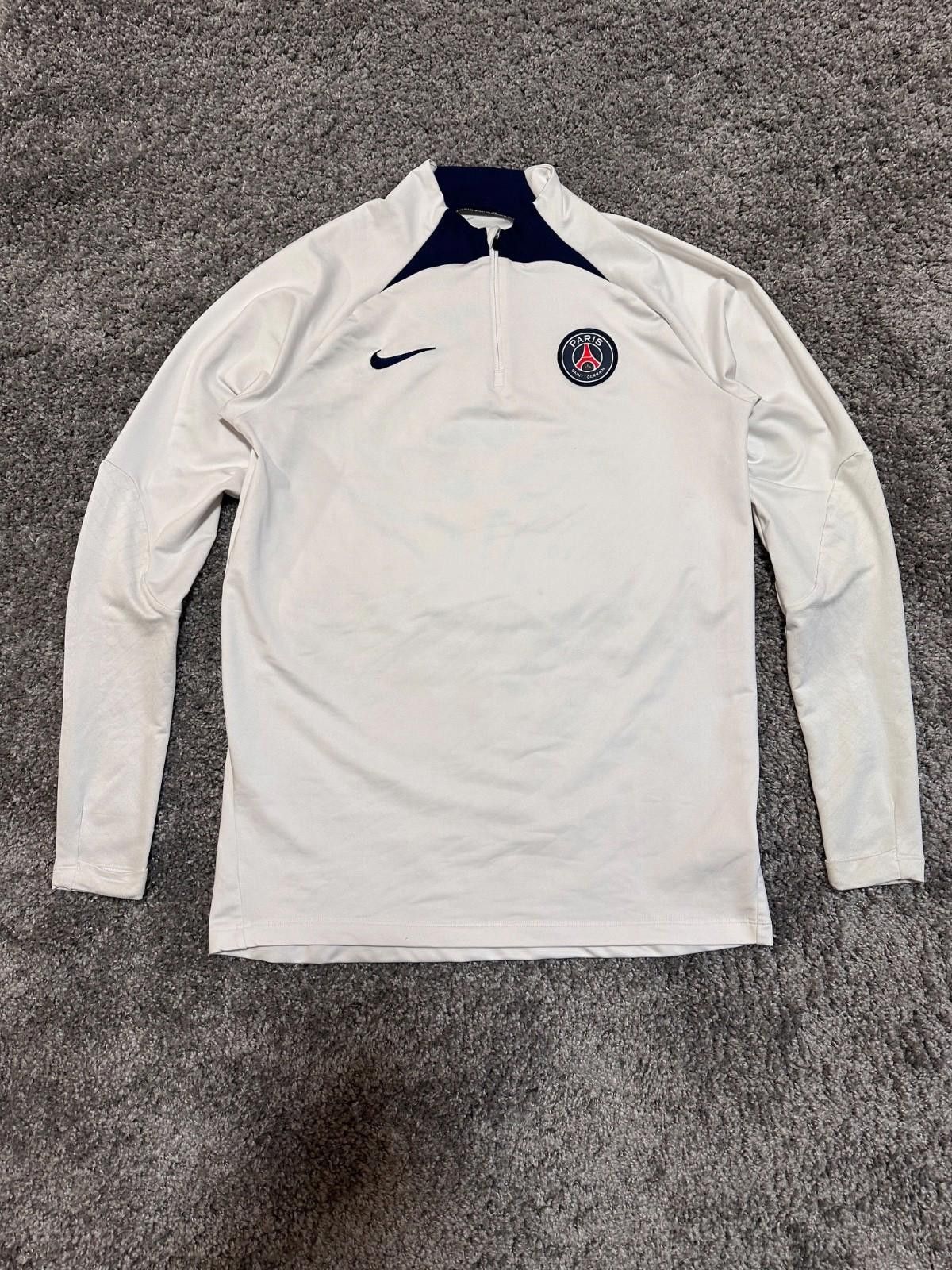 Nike PSG NIKE 2022/2023 FOOTBALL SOCCER TRAINING TRACK TOP SIZE M Size US M / EU 48-50 / 2 - 1 Thumbnail