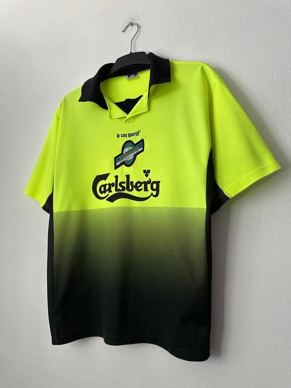 Le Coq Sportif Vintage 90s Hibernian FC Le Coq Sportif Away Soccer Jersey Size US XL / EU 56 / 4 - 2 Thumbnail