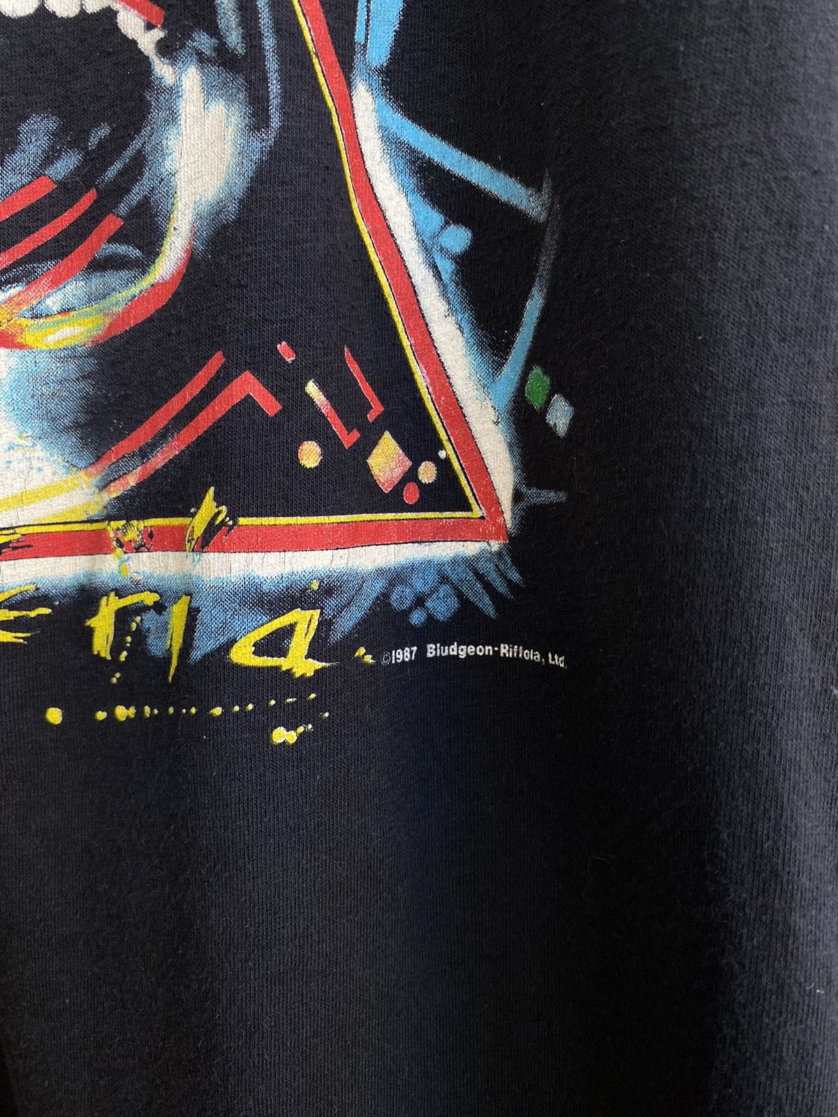 Band Tees × Def Leppard × Vintage Vintage 1987 Def Leppard Hysteria tour band tee Size US M / EU 48-50 / 2 - 6 Thumbnail