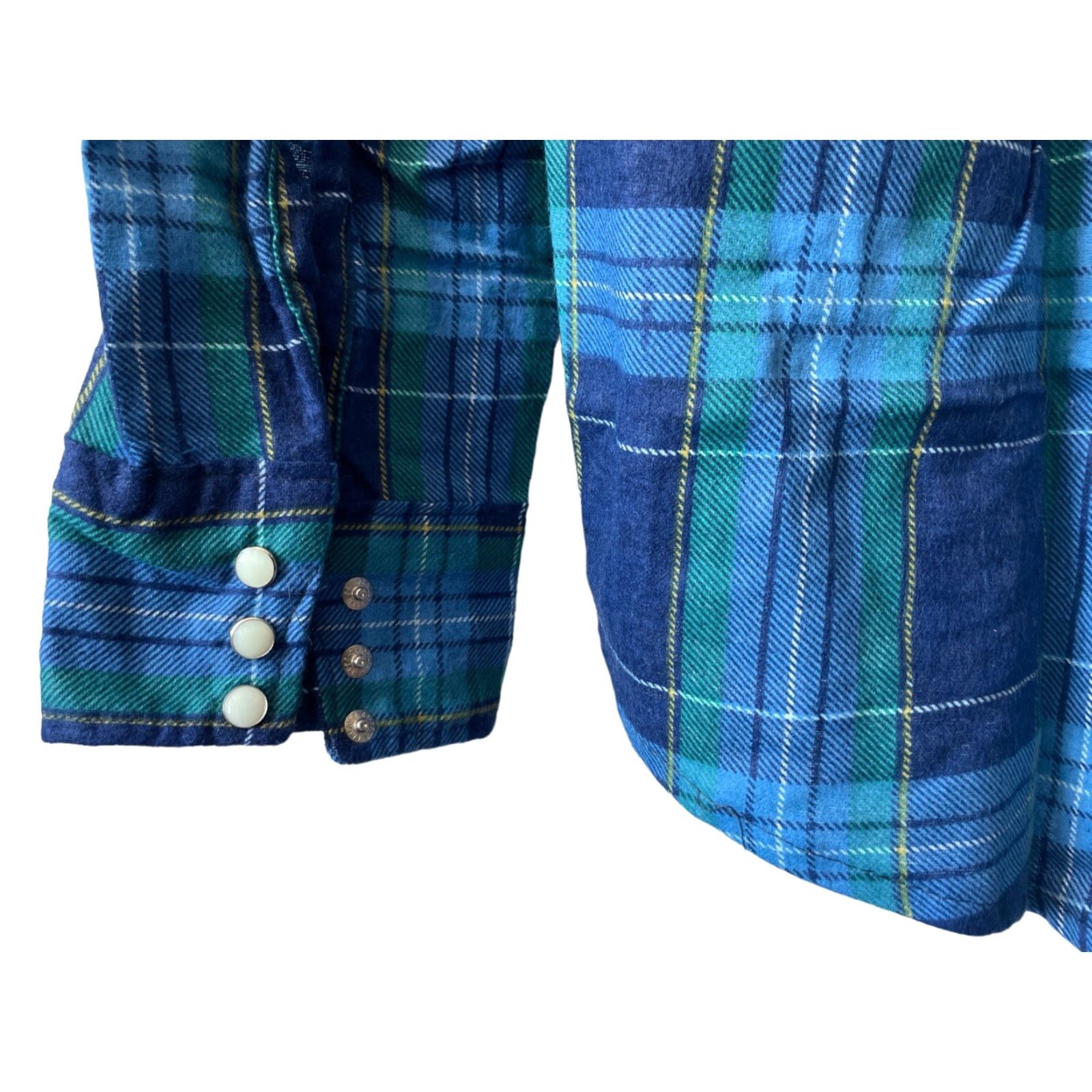 Vintage VINTAGE Five Brother Shirt Men 2XL Plaid Flannel NOS NWT USA Made Quality Pearlized Snaps 80s Dakota Western Long Sleeve Button-Up Size US XXL / EU 58 / 5 - 7 Thumbnail