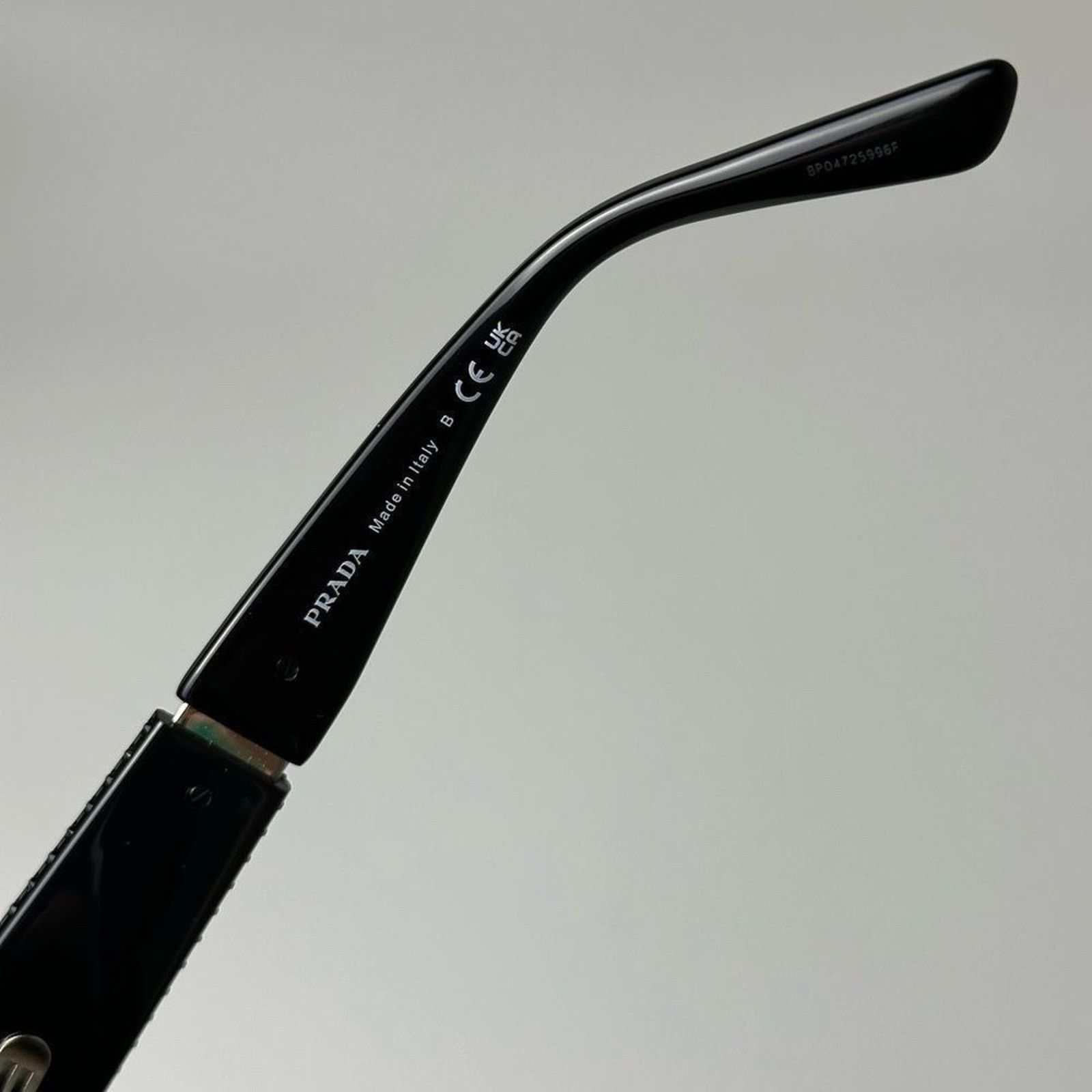 Prada NEW PRADA Sunglasses PR21XS 01E5S0 Black/Dark Grey Women Size ONE SIZE - 4 Thumbnail