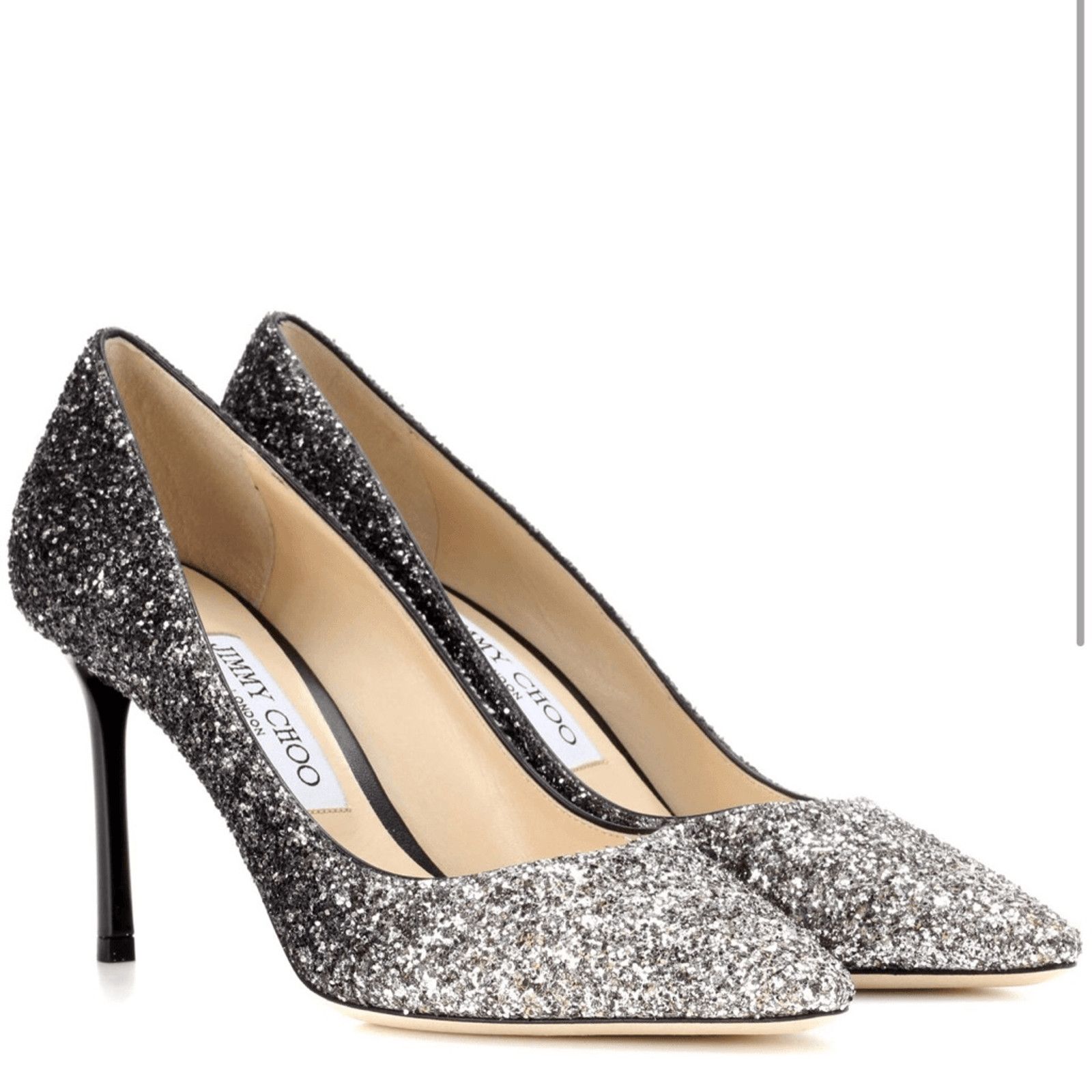 Jimmy Choo Jimmy Choo Romy Degrade Glitter 85mm Pump Retail $595 Size US 10 / IT 40 - 1 Thumbnail