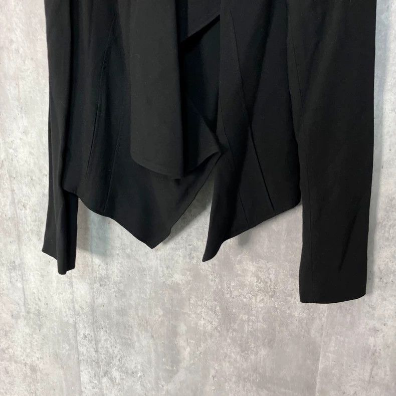 Helmut Lang HELMUT LANG Silk irregularly cut jacket coat Size M / US 6-8 / IT 42-44 - 3 Thumbnail