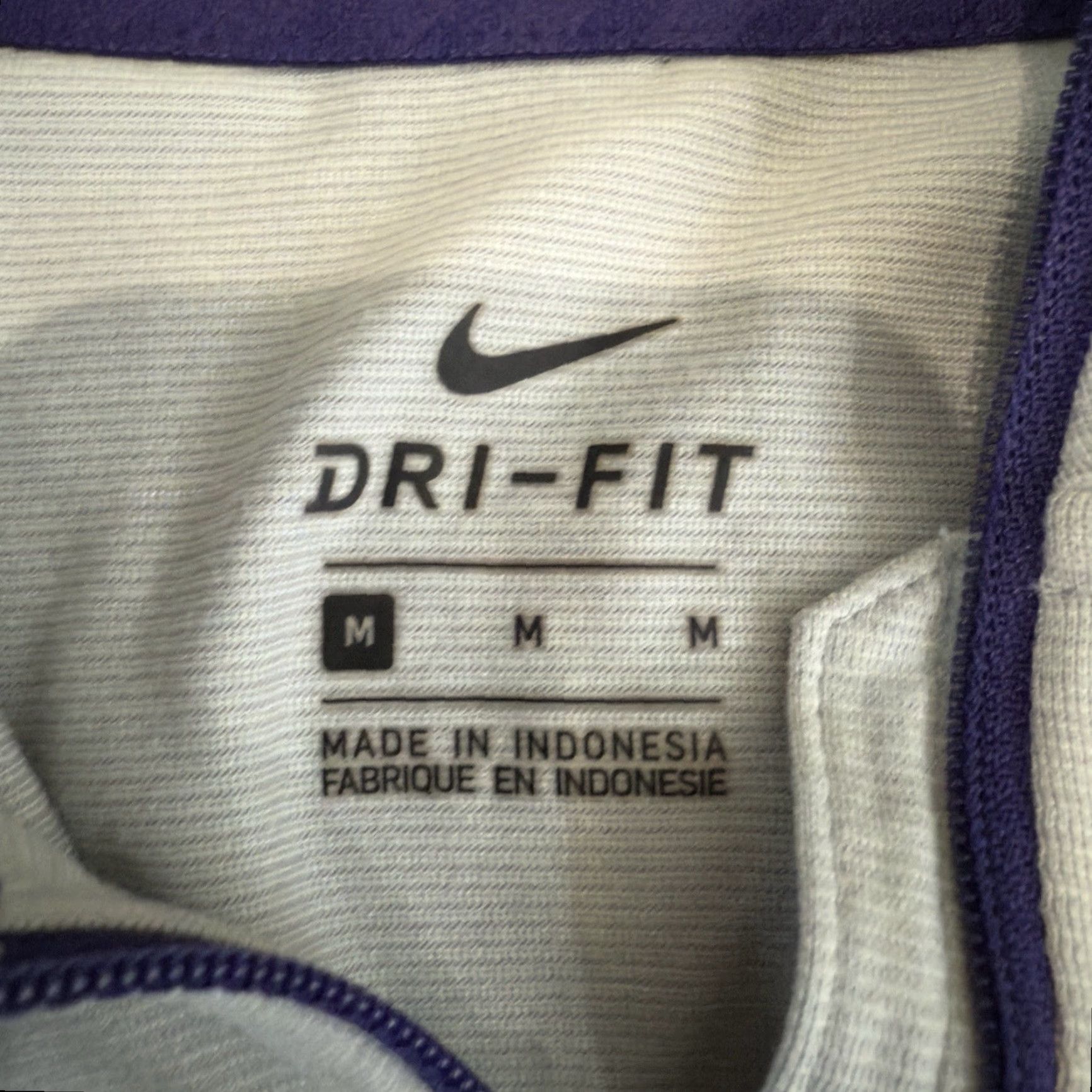 Nike NIKE Dri-Fit Gray Athletic Pullover Mens Medium Activewear Size US M / EU 48-50 / 2 - 4 Thumbnail