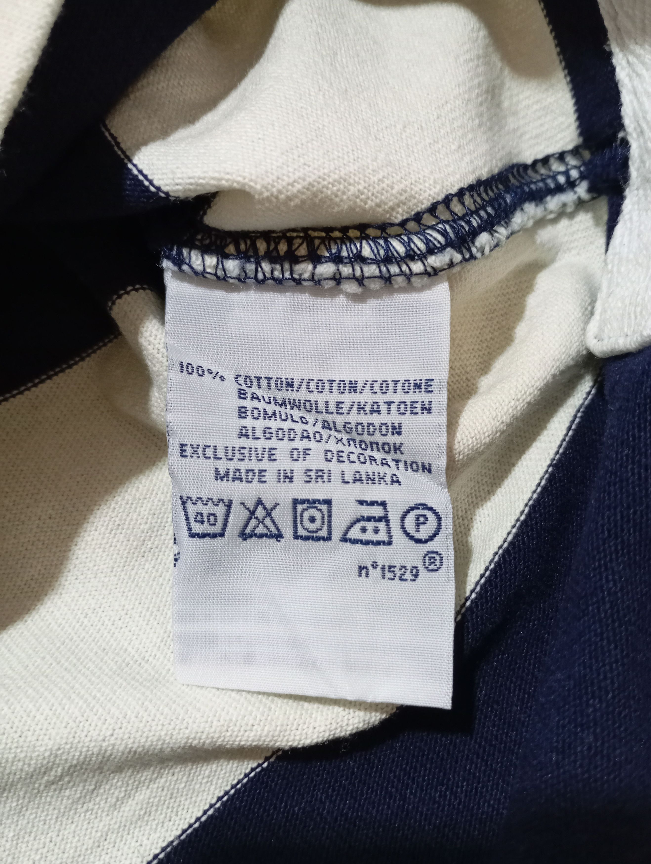 Polo Ralph Lauren Vintage Polo Ralph Lauren Striped Boxy Rugby Hooded Shirt Size US XXL / EU 58 / 5 - 9 Thumbnail