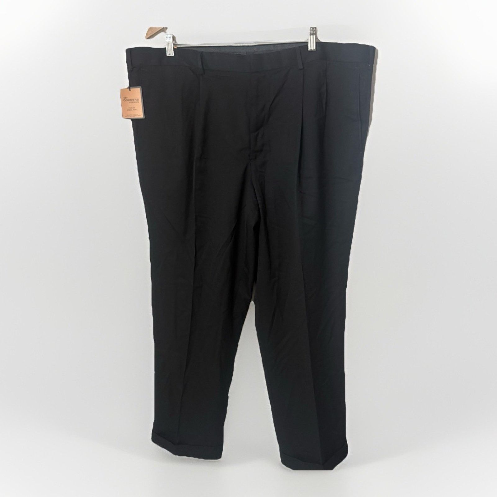 Dockers Dockers Premium Parker Dress Pant 44x30 Pleated Cuffed Wool Size US 44 / EU 60 - 1 Thumbnail