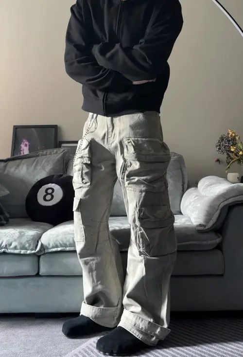 Jean Hirakawa x Reiko Multi Pocket Cargo Jeans Size US 32 / EU 48 - 3 Thumbnail