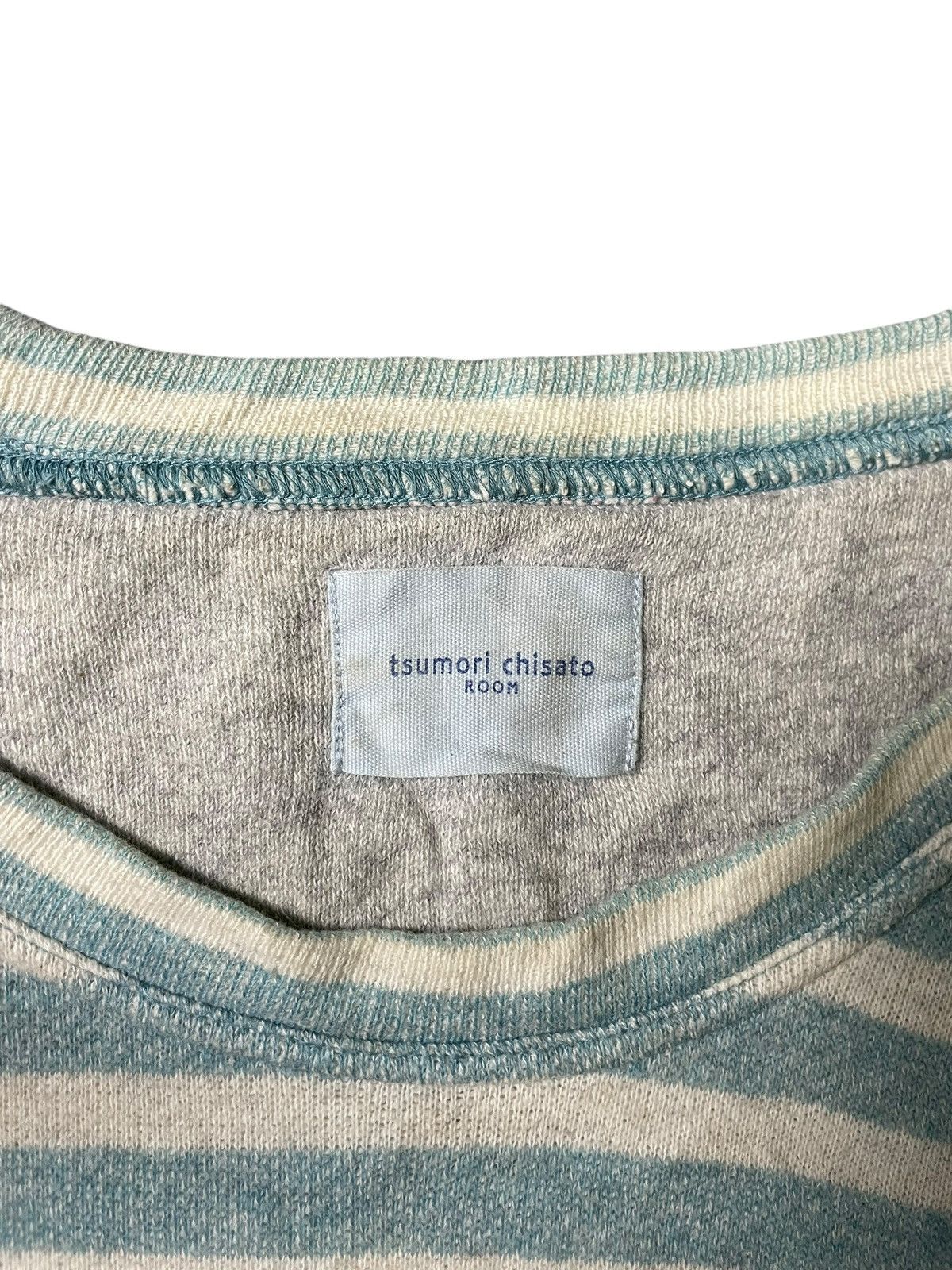 Designer × Japanese Brand × Tsumori Chisato Tsumori Chisato Striped Long Sleeves Tshirt (36) Size M / US 6-8 / IT 42-44 - 4 Thumbnail