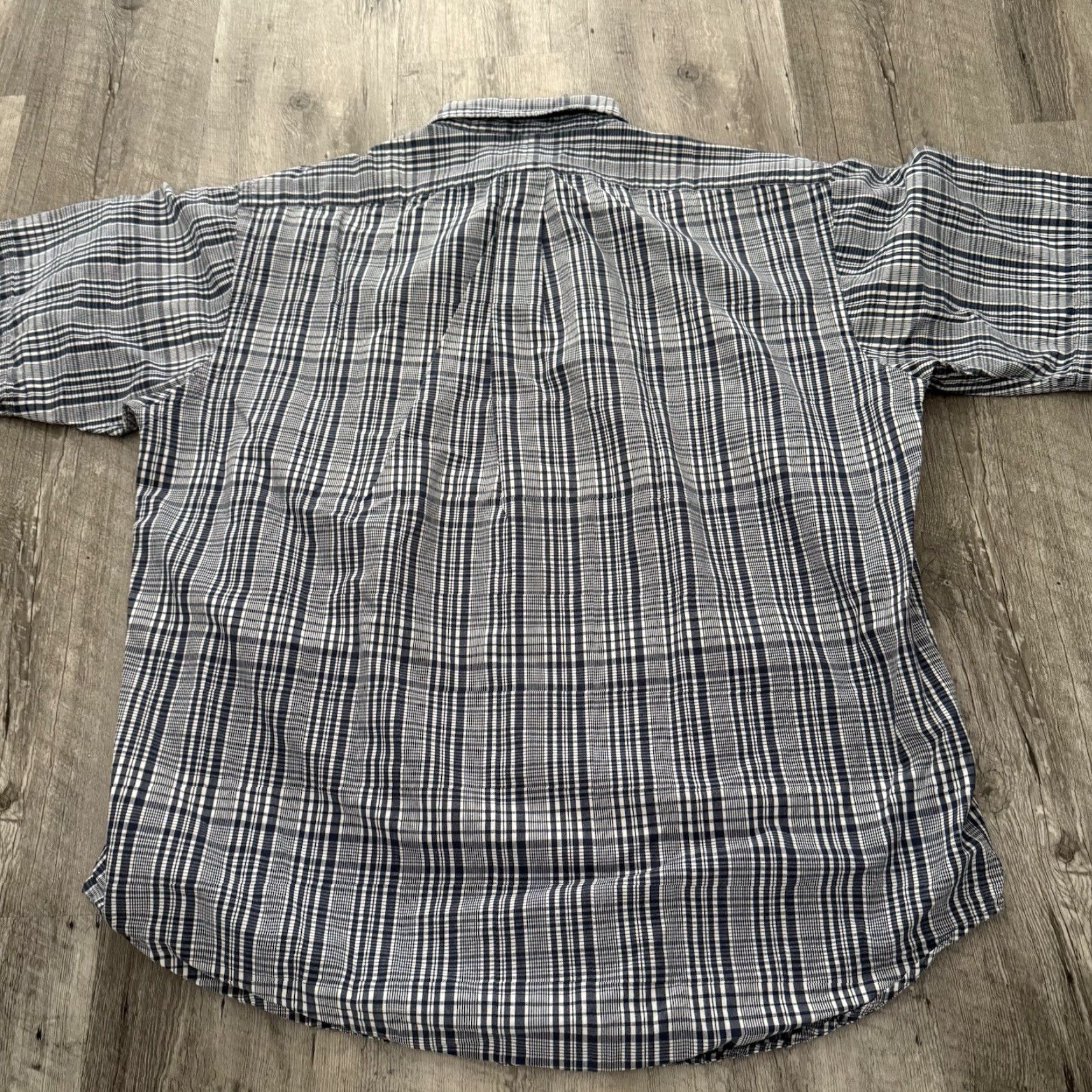 Ralph Lauren Ralph Lauren Shirt Mens Large Short Sleeve Blue Plaid Button-Down Blaire Cotton Embroidered Classic Preppy Size US L / EU 52-54 / 3 - 5 Thumbnail