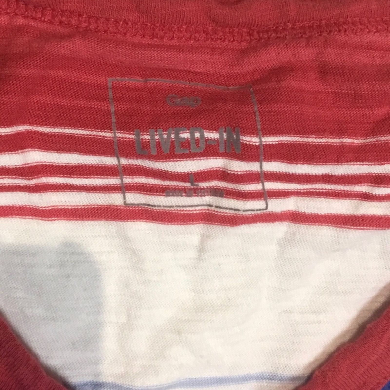 Gap Gap colored Stripes T Shirt Size US L / EU 52-54 / 3 - 2 Thumbnail