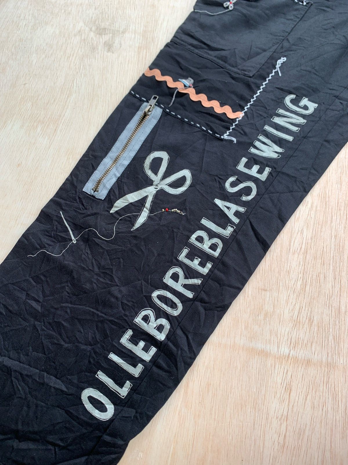 Hysteric Glamour × Japanese Brand Olleborebla Yohji Yamamoto Style Black Pants Size US 28 / EU 44 - 3 Thumbnail