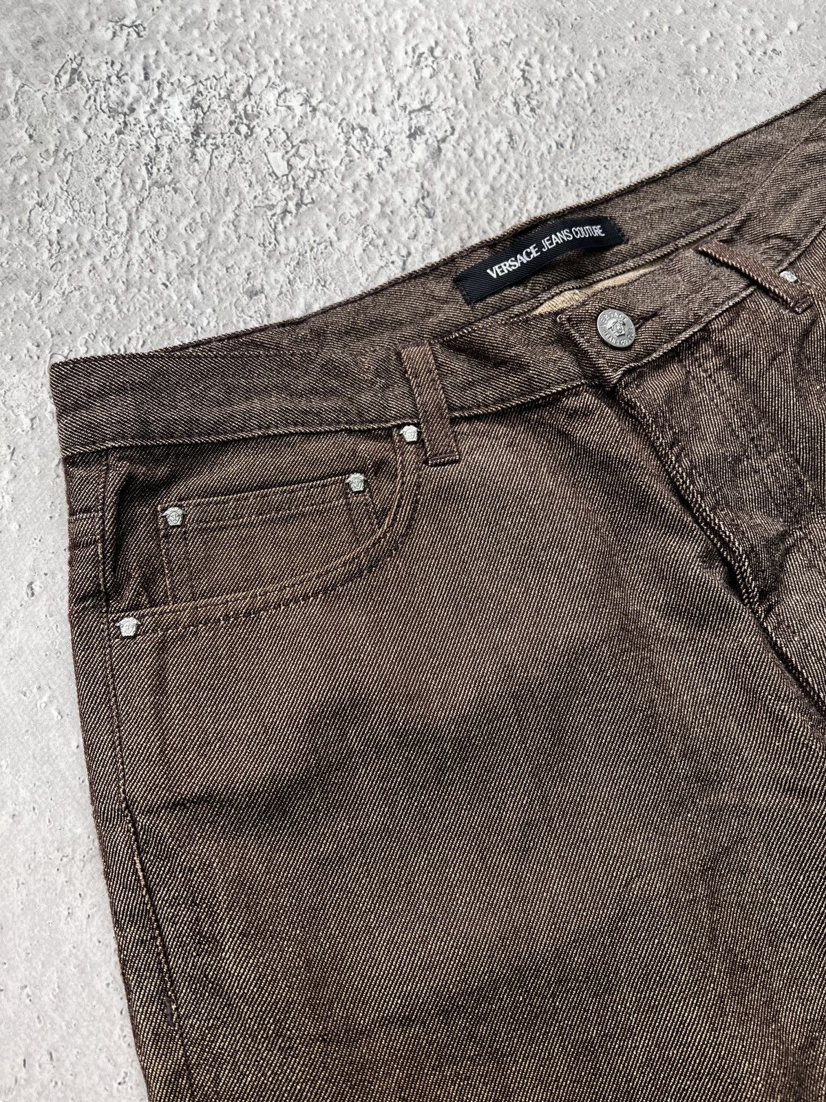 Versace Y2K RARE MEDUSA VERSACE JEANS PANTS WOOL/cotton Size US 34 / EU 50 - 7 Thumbnail