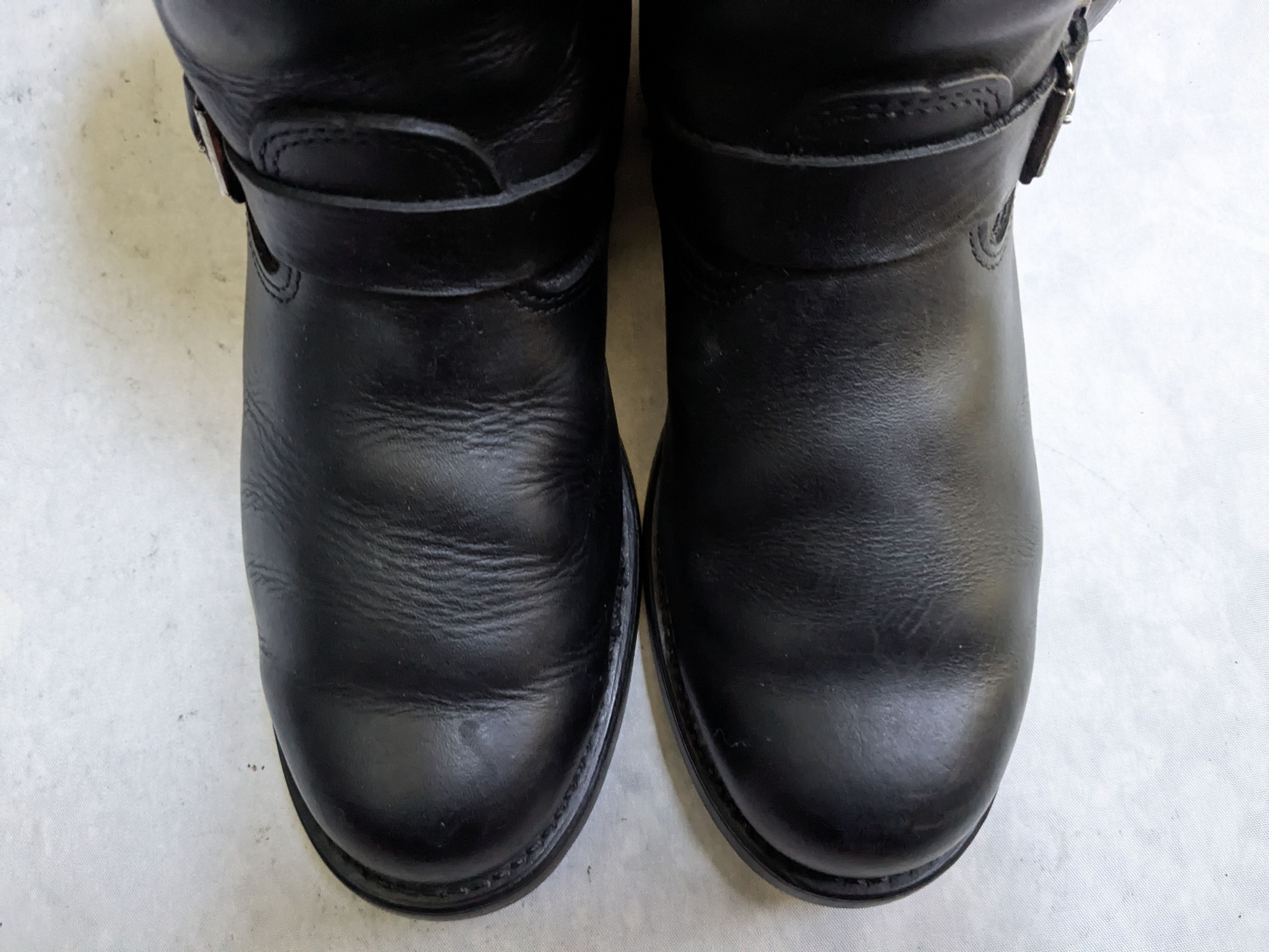 Frye Frye Engineer Black Leather 9 M Leather Buckle Size US 9 / EU 42 - 2 Thumbnail